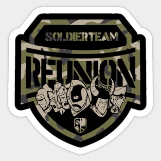 REUNION SOLDIER TEAM (CAMMO VARIANT) Sticker